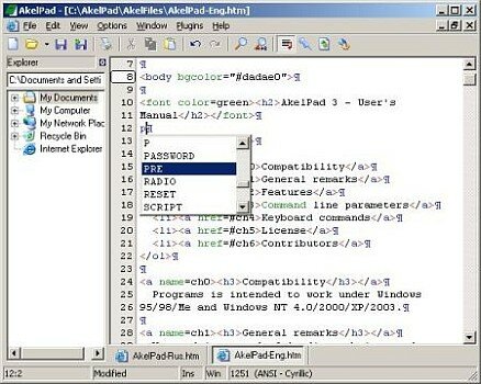 AkelPad 4.4.7 Portable + All Plugins